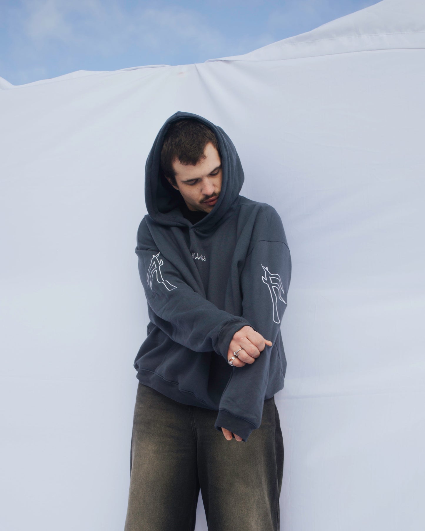 PERSPECTIVE HOOD (AZUL)